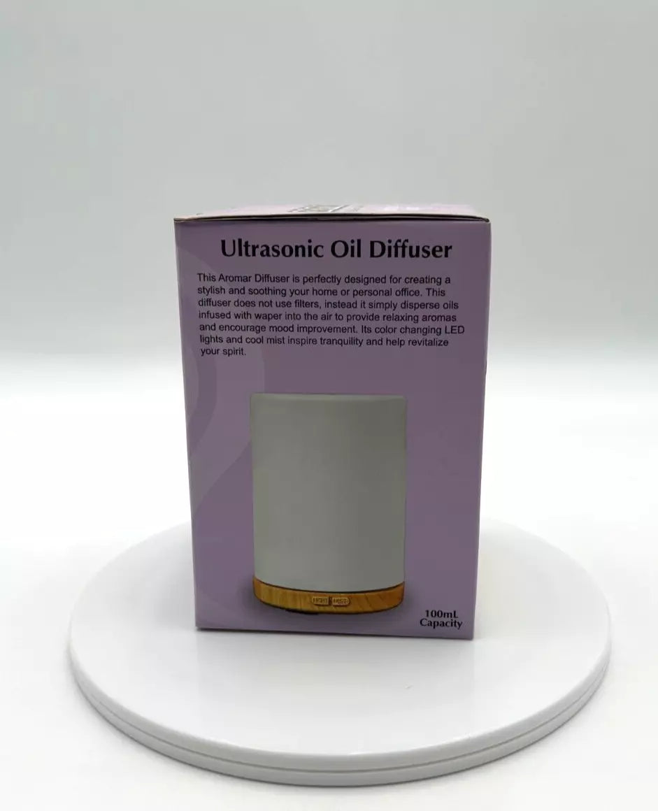 Aromar Ultrasonic 7 Color Led Lights Oil Diffuser New